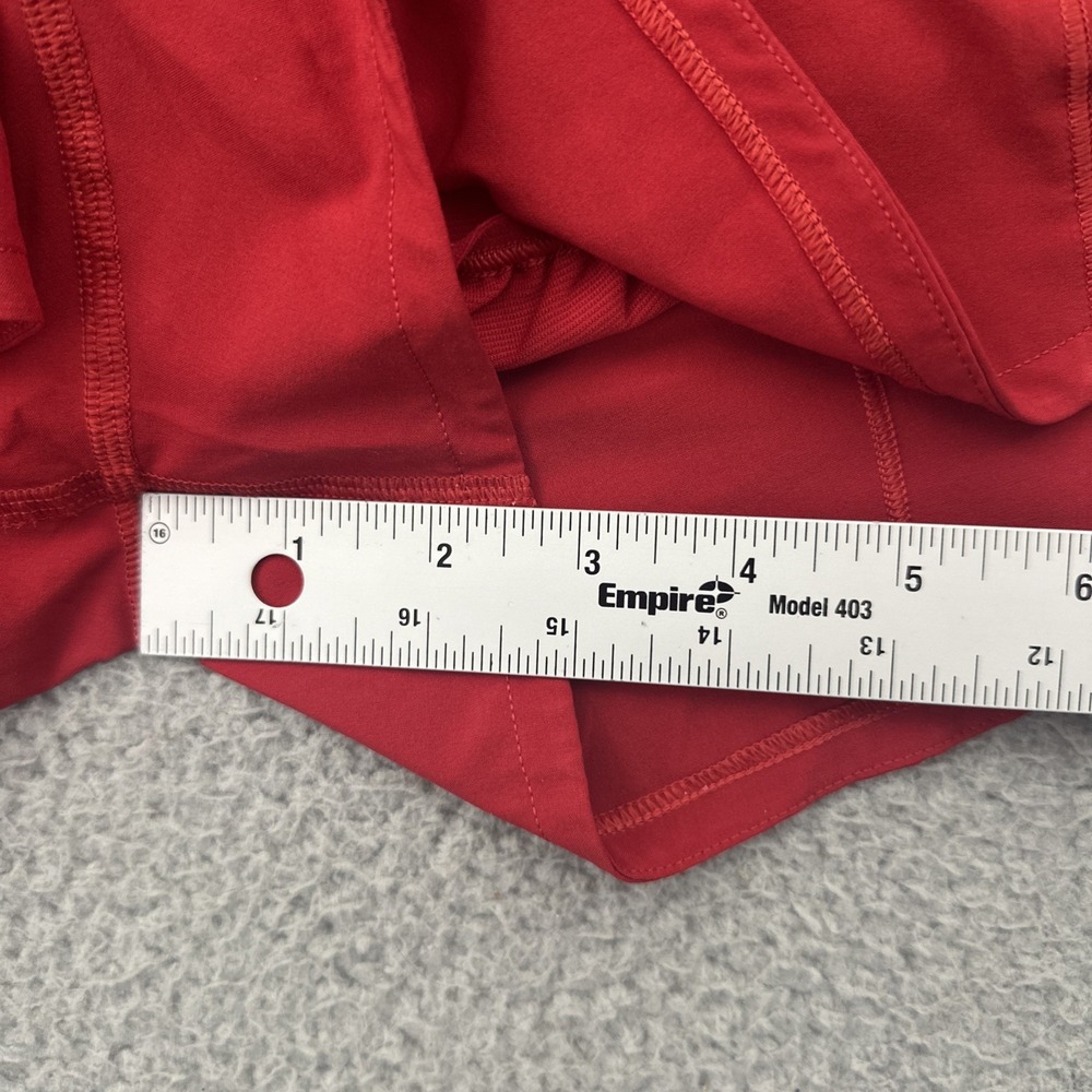 Lululemon Speed Up Shorts Low Rise 2.5" Dark Red Athletic Athleisure Women's 4 - Picture 8 of 8